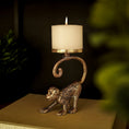 Load image into Gallery viewer, Metal Monkey Candle Holder