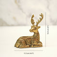 Load image into Gallery viewer, Golden Stag Candle Stand