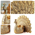 Load image into Gallery viewer, Metal Peacock Candle Holder