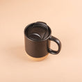 Load image into Gallery viewer, Cork Base Black Mug