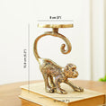 Load image into Gallery viewer, Metal Monkey Candle Holder
