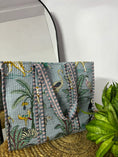 Load image into Gallery viewer, Handcrafted Reversible Tote Bag