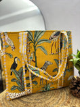 Load image into Gallery viewer, Handcrafted Reversible Tote Bag