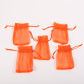 Load image into Gallery viewer, Orange Organza Potli