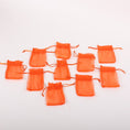 Load image into Gallery viewer, Orange Organza Potli