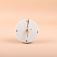 Load image into Gallery viewer, Round Marble Table Top Clock