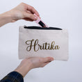 Load image into Gallery viewer, Personalised Canvas Pouch