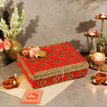 Load image into Gallery viewer, Red Gold Rope Box (13x10x3)