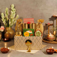 Load image into Gallery viewer, Sukoon Luxury Diwali Gift Hamper – Elegant Festive Gift Pack with Dry Fruits, Brass Glasses & Aromatic Delights