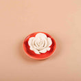 Load image into Gallery viewer, Red Ceramic Flower Diffuser