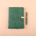 Load image into Gallery viewer, Green Diary and Ball Pen