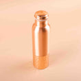 Load image into Gallery viewer, Half Hammered Copper Bottle
