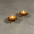 Load image into Gallery viewer, Copper & Brass Dual Diya