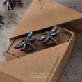Load image into Gallery viewer, Dragonfly Pearl Inlaid Cufflinks