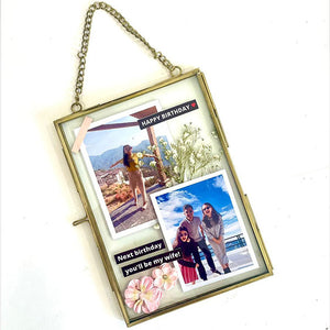 Personalised Glass Photo Frame
