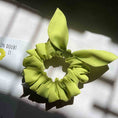 Load image into Gallery viewer, Lime Bowknot Scrunchie