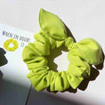 Load image into Gallery viewer, Lime Bowknot Scrunchie