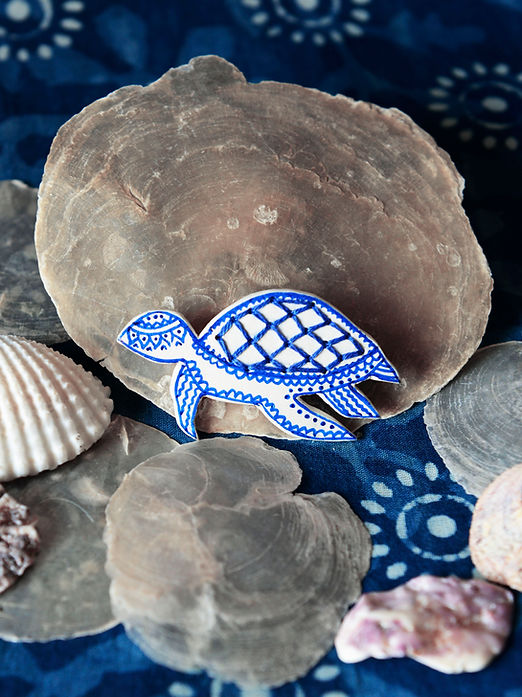 Clay Brooch