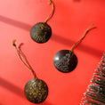 Load image into Gallery viewer, Coconut Shell Christmas Hanging Decorations
