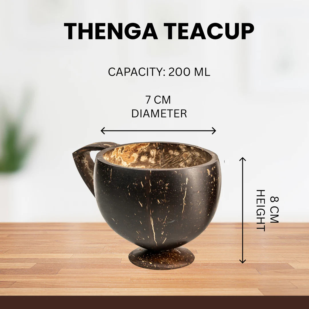 Coconut Shell Teacup