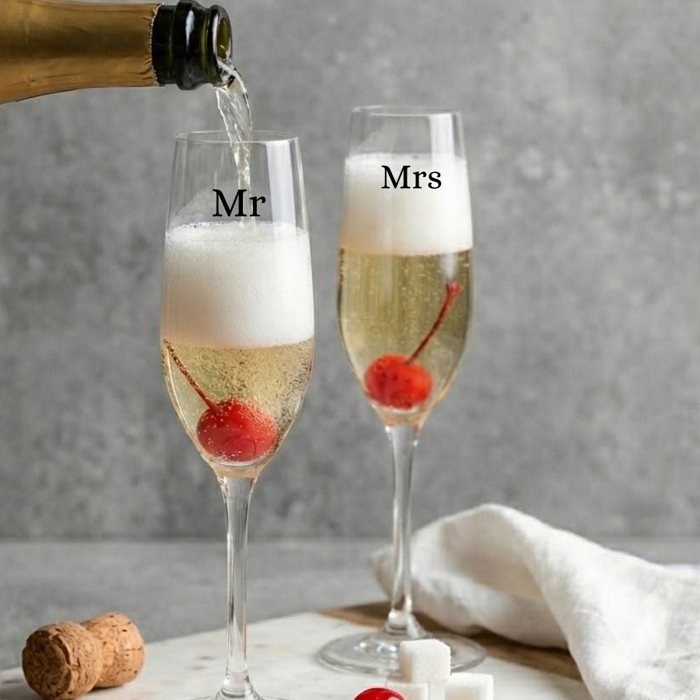 Personalised Champagne Glass