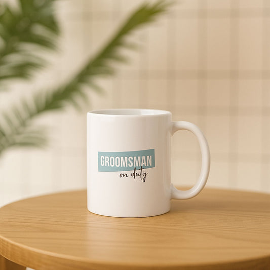 Groomsman On Duty Mug