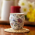 Load image into Gallery viewer, Blue Floral Kulhad
