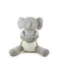 Load image into Gallery viewer, Grey Cotton Poly Fill Elephant Toy
