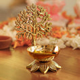 Load image into Gallery viewer, Brass Kalpvriksh Diya
