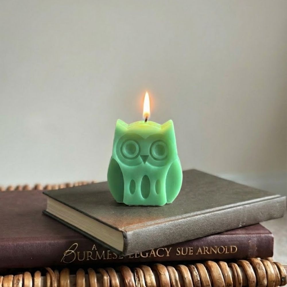 Owl Candle