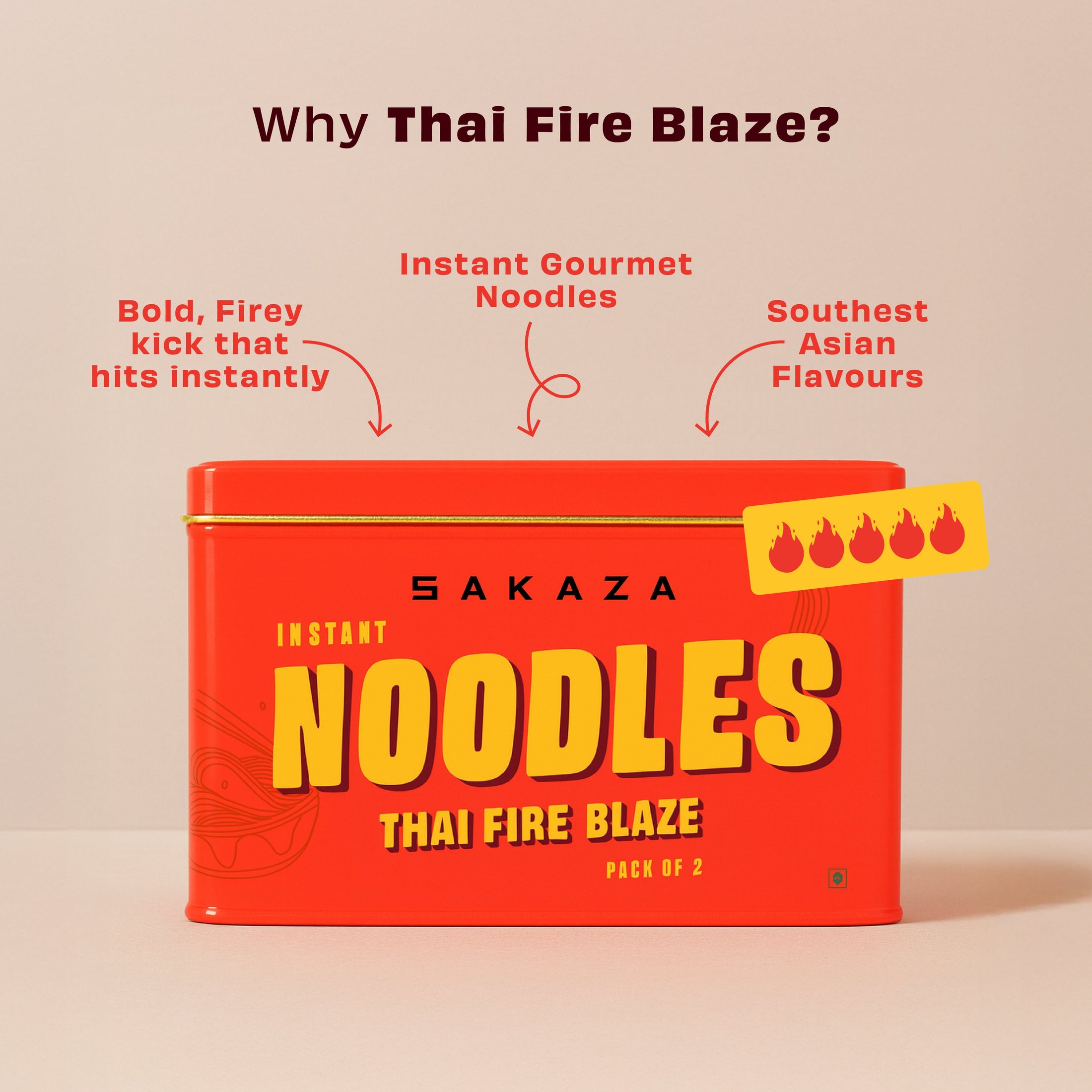 Sakaza Thai Fire Blaze Noodles