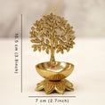 Load image into Gallery viewer, Brass Kalpvriksh Diya
