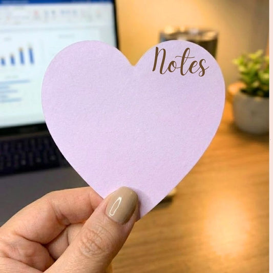 Heart to Heart Sticky Notes