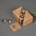 Load image into Gallery viewer, Lion Pearl Inlaid Cufflinks
