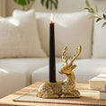 Load image into Gallery viewer, Golden Stag Candle Stand

