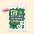 Load image into Gallery viewer, White Choco Peppermint Pretzels
