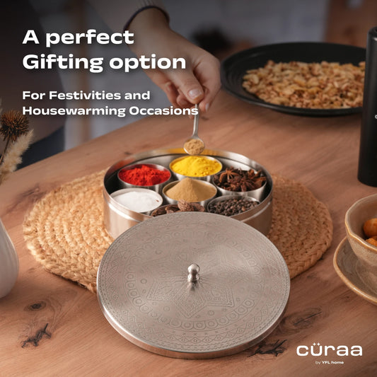 Cüraa Stainless Steel Masala Dani