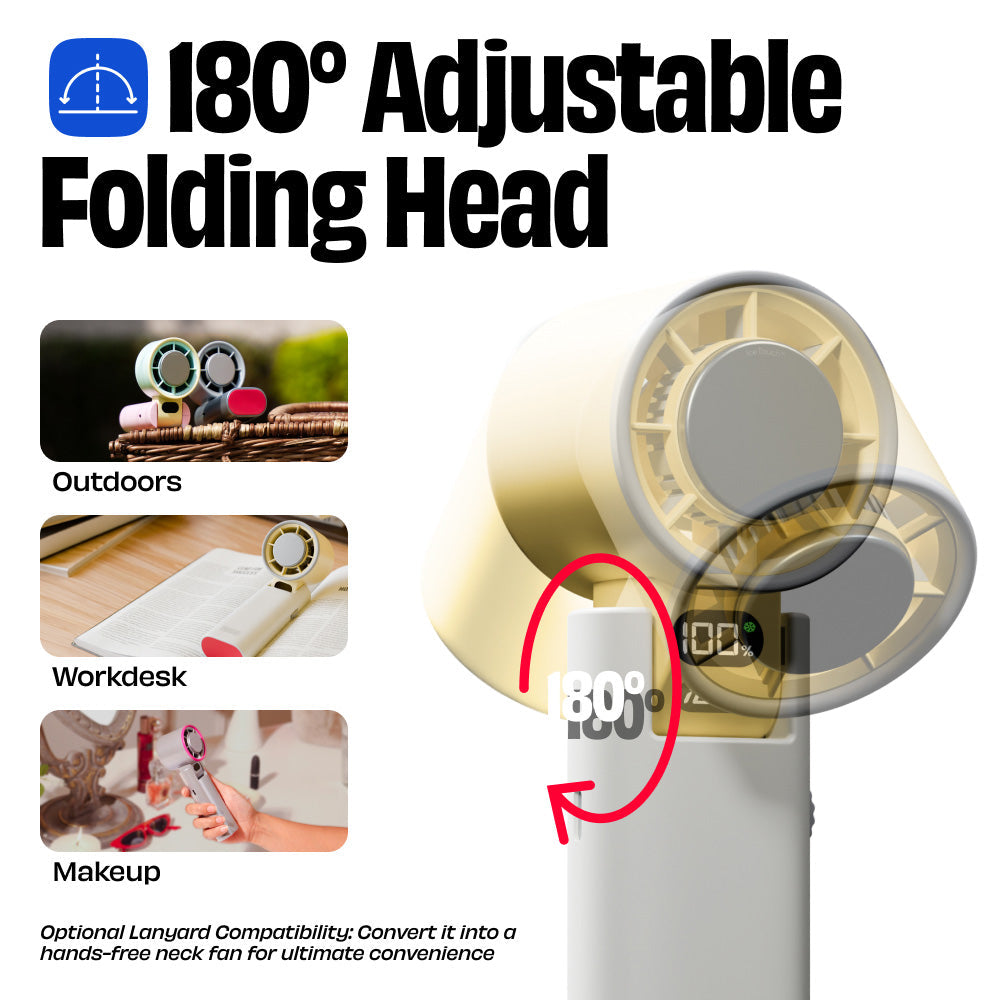 Personal Hand Fan with IceTouch