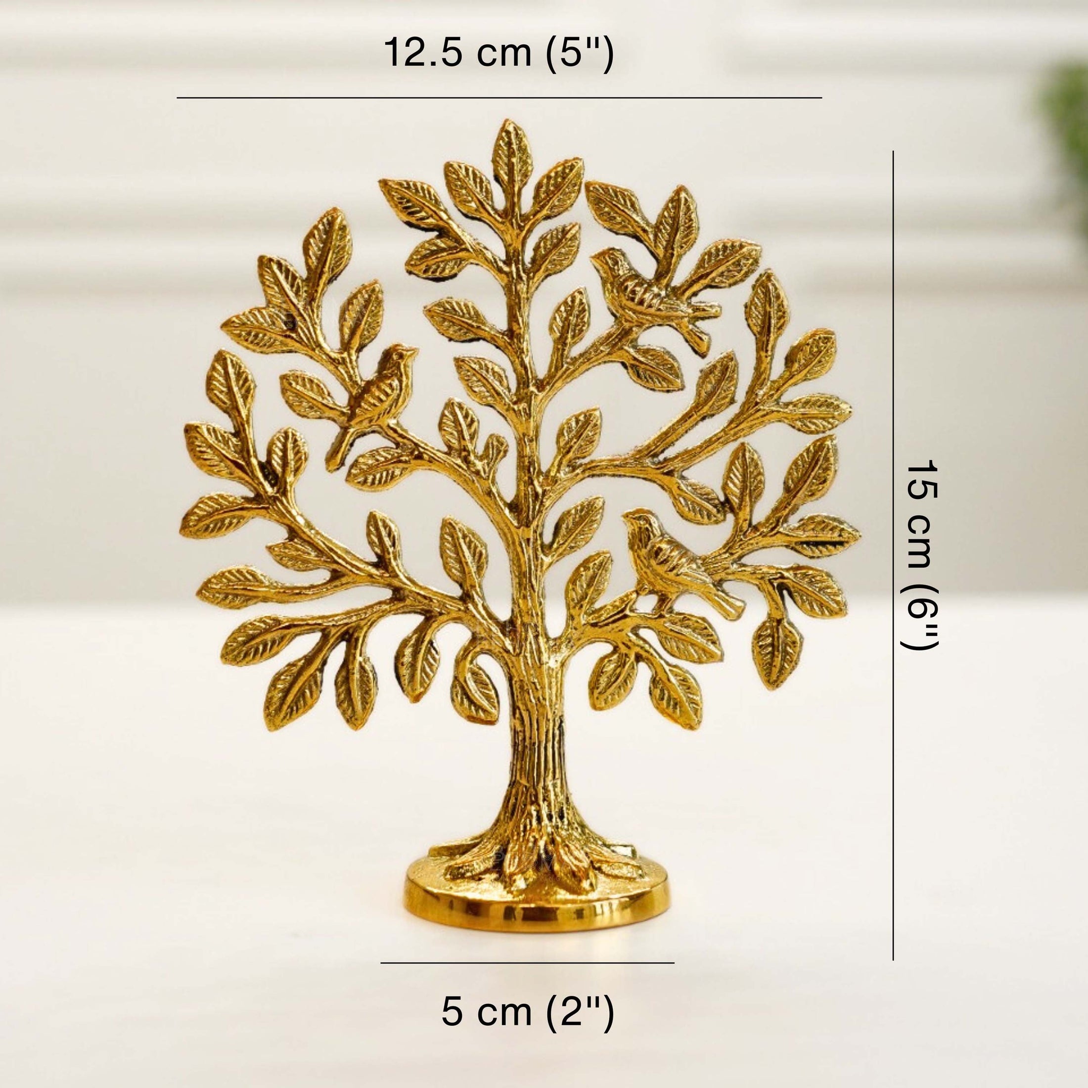 Pure Brass Kalpvriksh with Birds