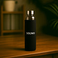 Load image into Gallery viewer, Borosilicate Glass Water Bottle with Sleeve
