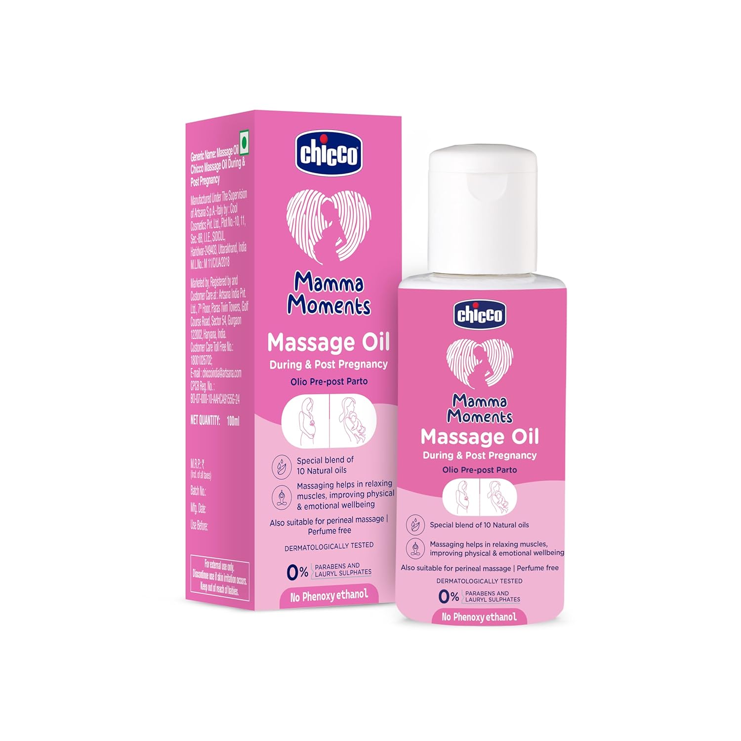 Chicco Mamma Moments Massage Oil