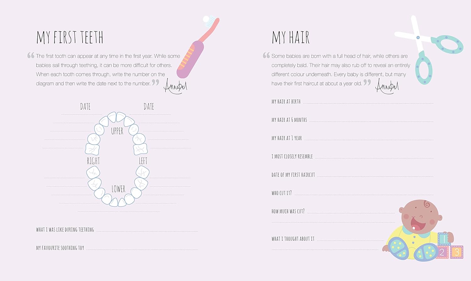 Baby's First-Year Journal