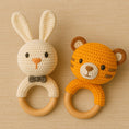 Load image into Gallery viewer, Handmade Crochet Baby Rattles
