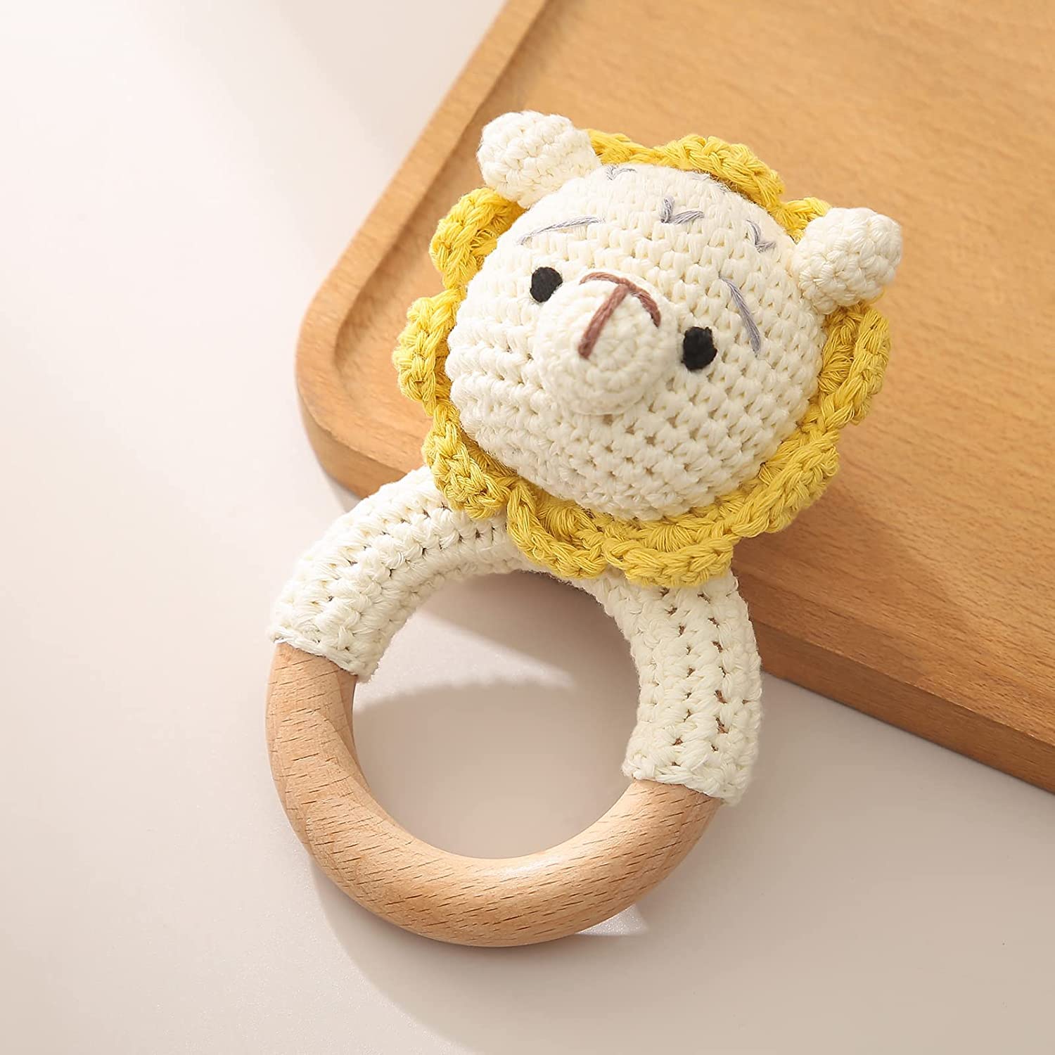 Handmade Crochet Baby Rattles