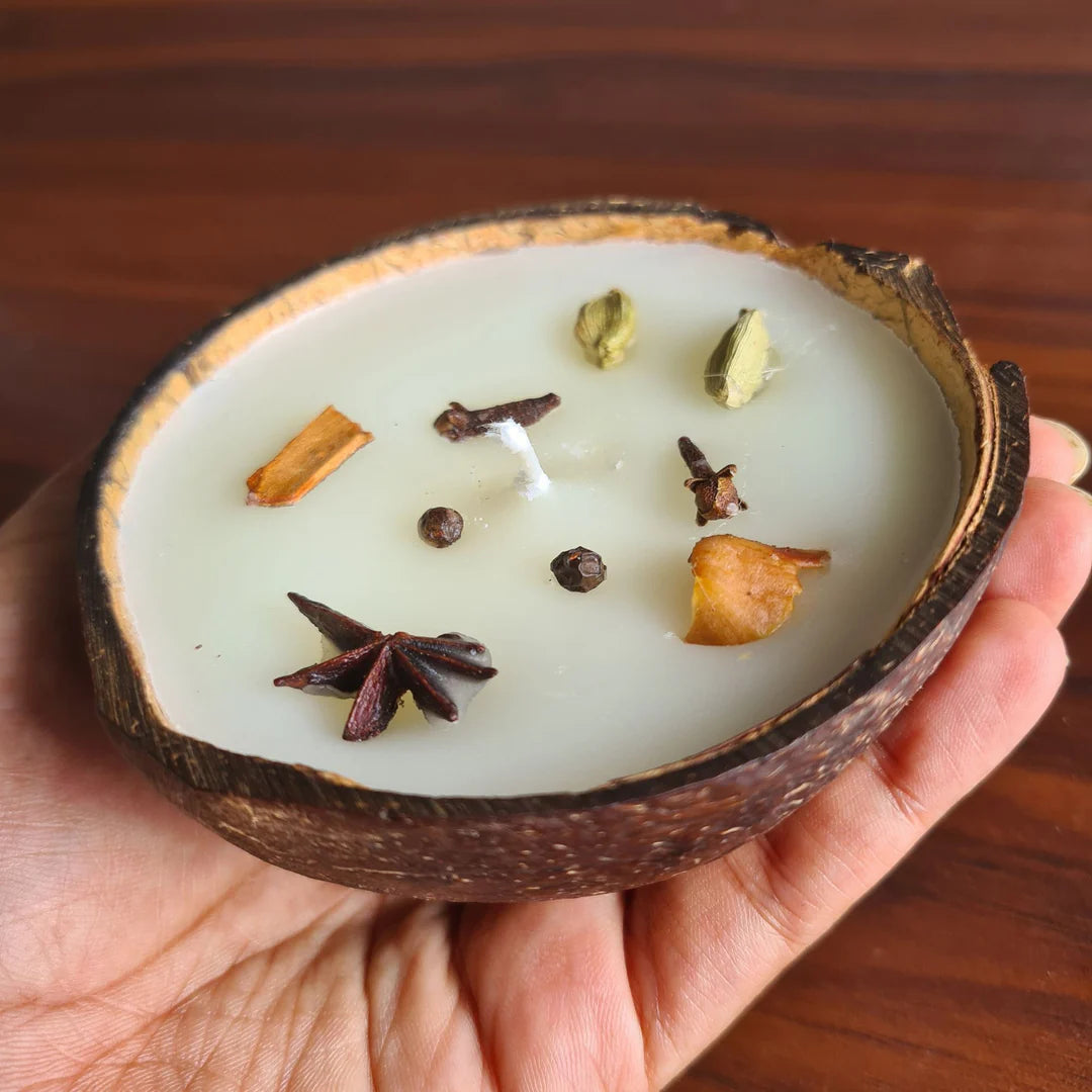 Coconut Shell Spice Candle
