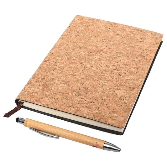 Cork Notebook with Pen