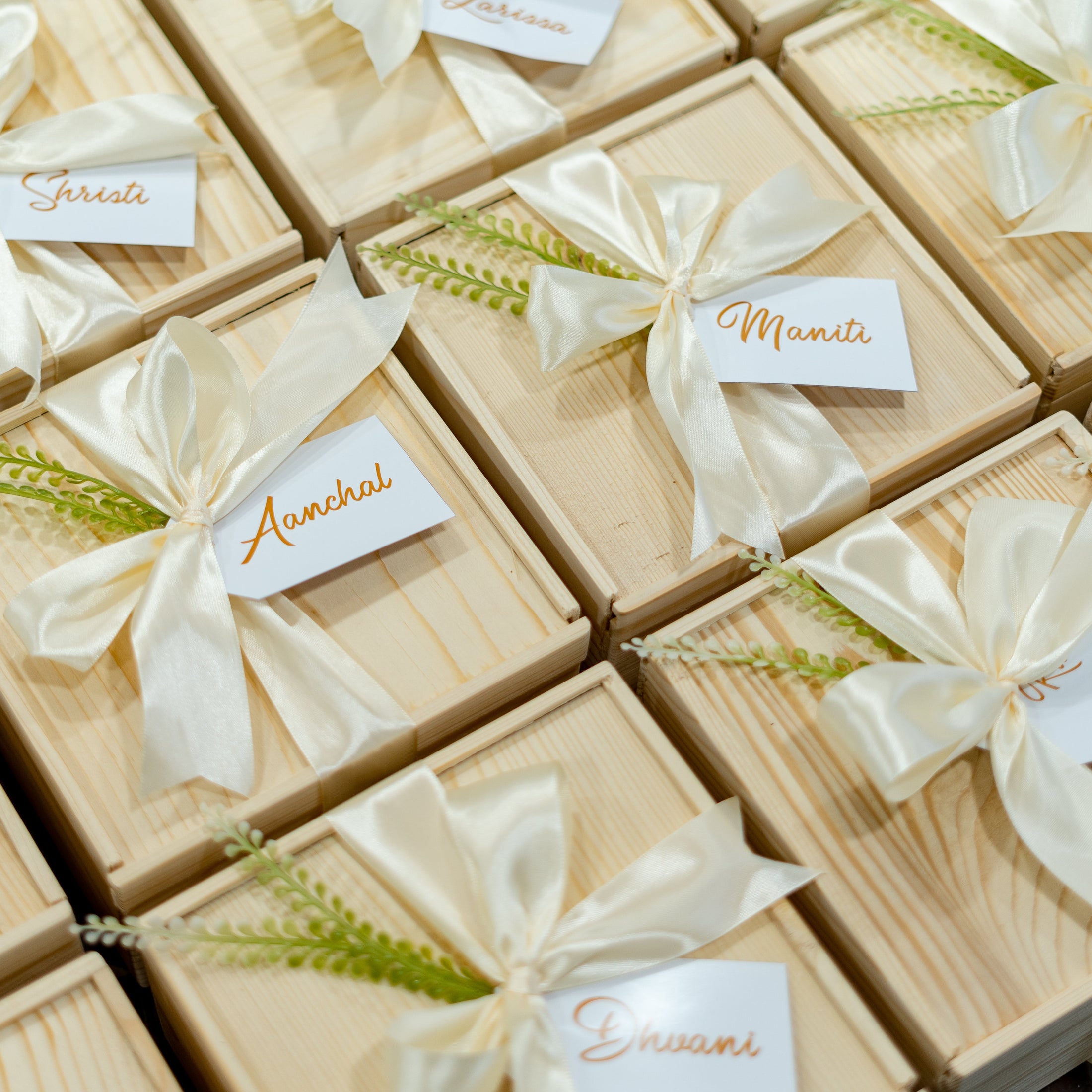 Mini Pinewood Slider Box