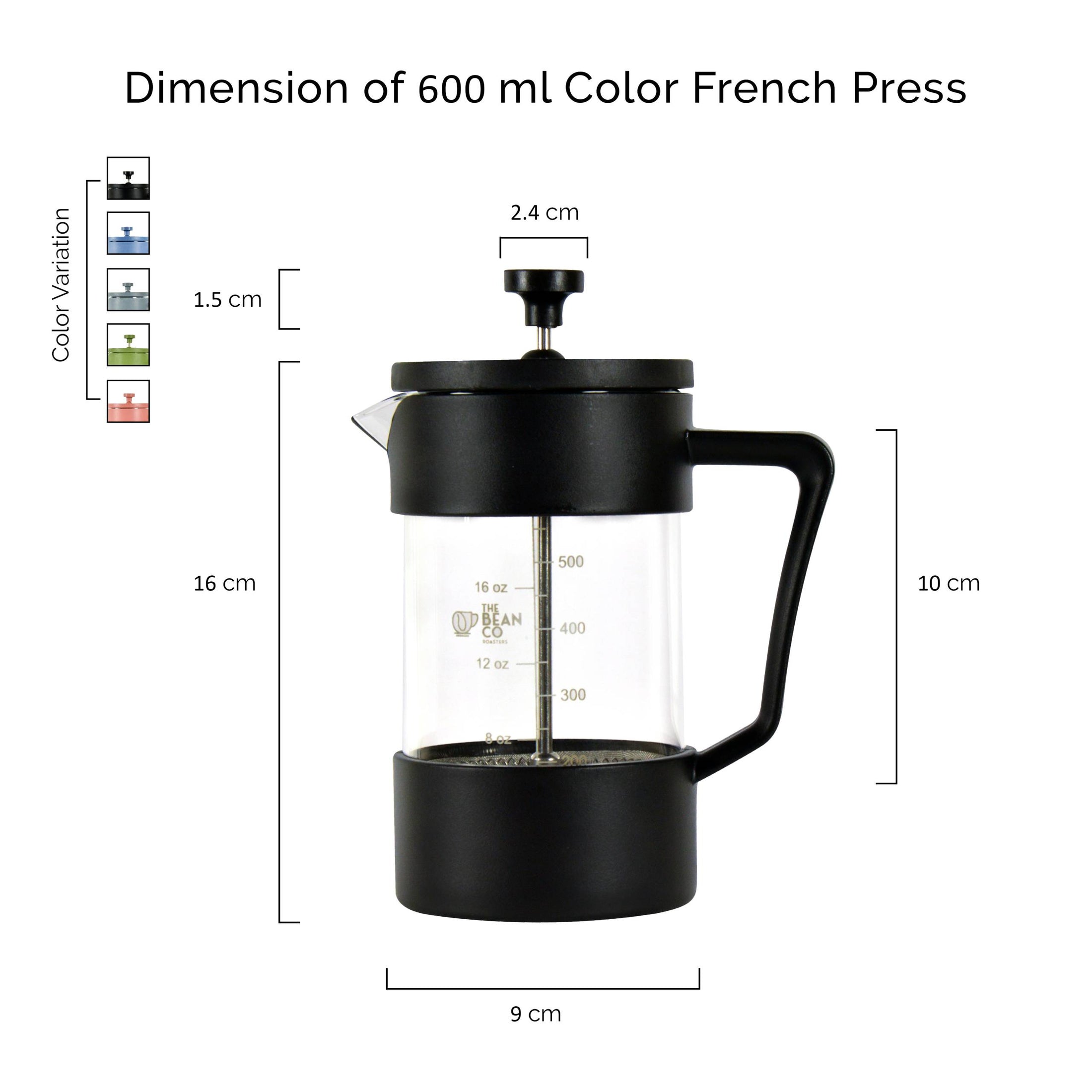 Resistant Borosilicate Glass French Press
