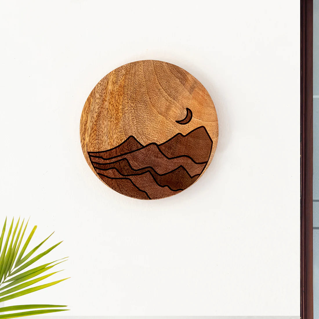 'Moonlit Dunes' Decorative Wall Plate Hanging