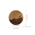 Load image into Gallery viewer, 'Moonlit Dunes' Decorative Wall Plate Hanging
